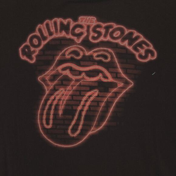 The Rolling Stones Band Crew Neck Short Sleeve T Shirt Mens Size XL Black - Picture 4 of 9